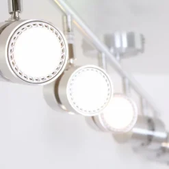 Luminaires Steinhauer Plafonnier Steinhauer Natasja LED Acier inoxydable, 6 lumières* Éclairage Led