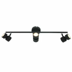Luminaires Steinhauer Plafonnier Steinhauer Natasja LED Noir, 3 lumières* Éclairage Led