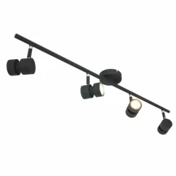 Luminaires Steinhauer Plafonnier Steinhauer Natasja LED Noir, 4 lumières* Éclairage Led