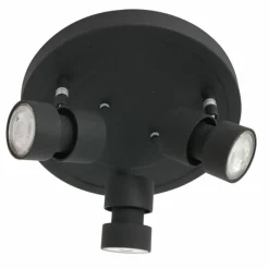 Luminaires Steinhauer Plafonnier Steinhauer Natasja LED Noir, 3 lumières* Éclairage Led