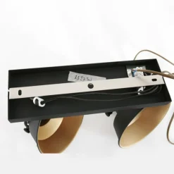 Lampes Dorées-Luminaires Steinhauer Plafonnier Steinhauer Nové Or, Noir, 2 lumières