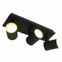 Luminaires Steinhauer Plafonnier Steinhauer Points noirs LED Noir, 3 lumières* Éclairage Led