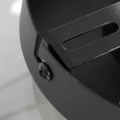 Suspension Verre Fumé-Luminaires Steinhauer Plafonnier Steinhauer Reflexion Noir, 1 lumière