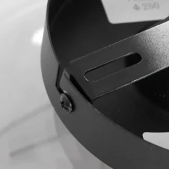 Suspension Verre Fumé-Luminaires Steinhauer Plafonnier Steinhauer Reflexion Noir, 1 lumière