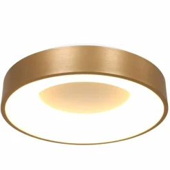Lampes Dorées-Luminaires Steinhauer Plafonnier Steinhauer Ringlede Or, Blanc, 1 lumière