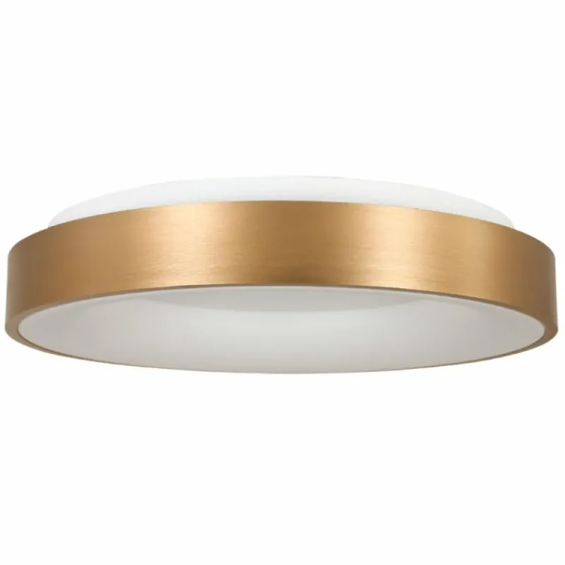 Lampes Dorées-Luminaires Steinhauer Plafonnier Steinhauer Ringlede Or, Blanc, 1 lumière