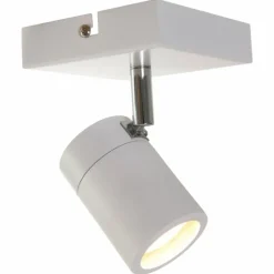 Luminaires Steinhauer Plafonnier Steinhauer Upround LED Nickel mat, Blanc, 1 lumière