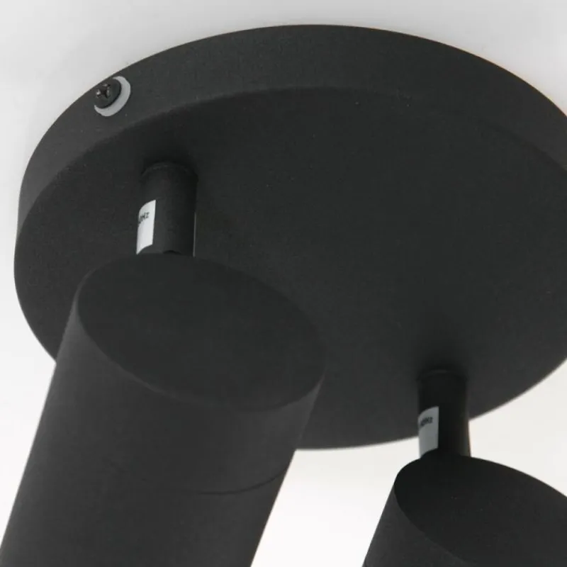 Luminaires Steinhauer Plafonnier Steinhauer Upround LED Noir, 2 lumières* Éclairage Led