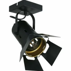 Lampes Industrielles-Luminaires Steinhauer Plafonnier Steinhauer Woschnik Noir, 1 lumière