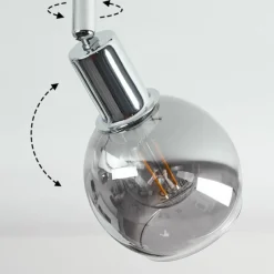 hofstein Plafonnier Stranderod Chrome, 3 lumières