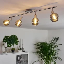 hofstein Plafonnier Stranderod Chrome, 4 lumières