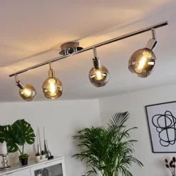 hofstein Plafonnier Stranderod Chrome, 4 lumières