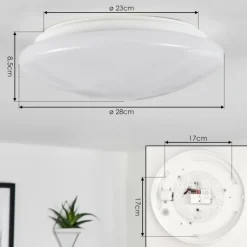 hofstein Plafonnier Stungchhveng LED Blanc, 1 lumière