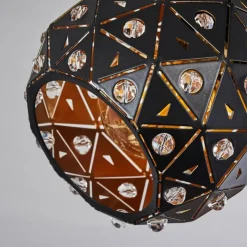 hofstein Plafonnier Sunasau Noir, 3 lumières