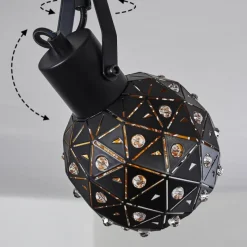 hofstein Plafonnier Sunasau Noir, 4 lumières