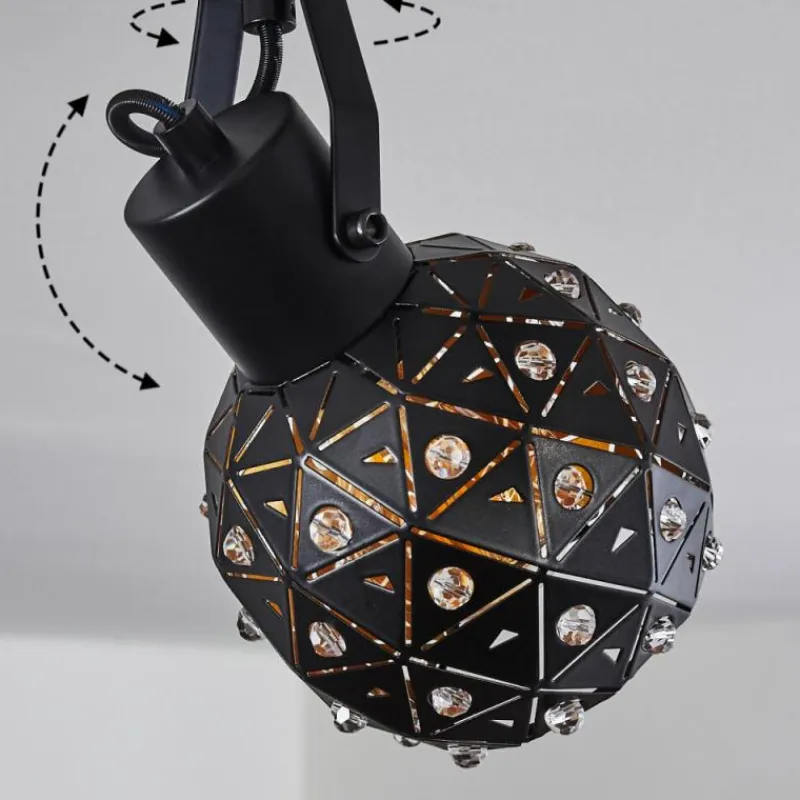 hofstein Plafonnier Sunasau Noir, 4 lumières