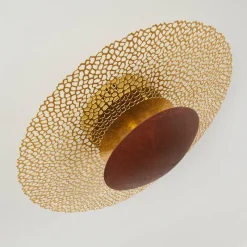 Lampes Dorées-hofstein Plafonnier Sunrise LED Or, Rouille, 1 lumière