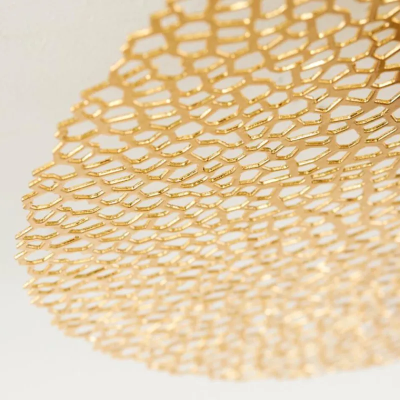 Lampes Dorées-hofstein Plafonnier Sunrise LED Or, Rouille, 1 lumière