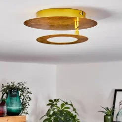 Lampes Dorées-hofstein Plafonnier Sunrise LED Or, 1 lumière