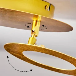 Lampes Dorées-hofstein Plafonnier Sunrise LED Or, 1 lumière