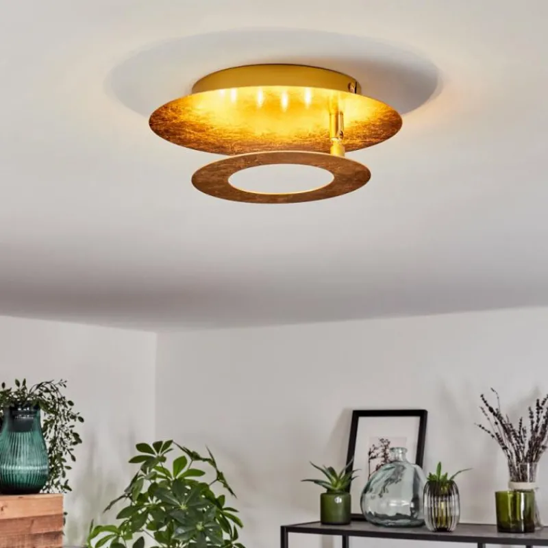 Lampes Dorées-hofstein Plafonnier Sunrise LED Or, 1 lumière