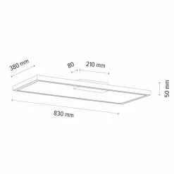 Luminaires Scandinaves-hofstein Plafonnier Surisultana LED Écru, 1 lumière