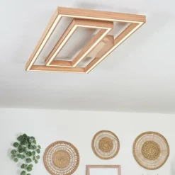 hofstein Plafonnier Surisultana LED Écru, 2 lumières