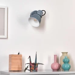 hofstein Plafonnier Susus Gris, 1 lumière