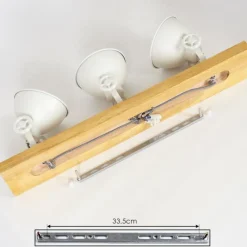 Luminaires Scandinaves-hofstein Plafonnier Svanfolk Blanc, 3 lumières