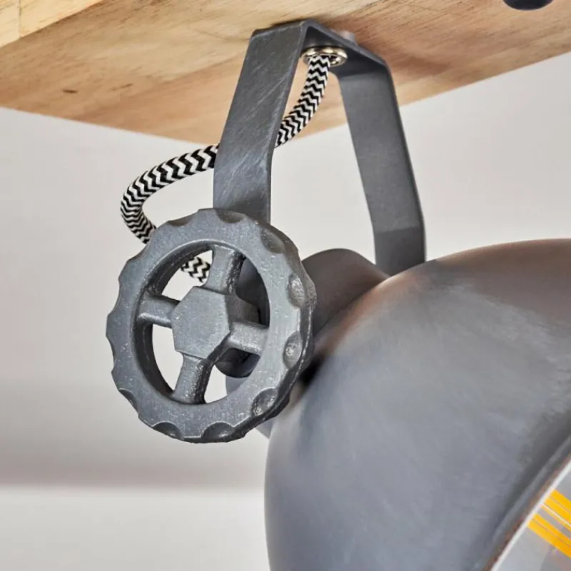 Lampes Industrielles-hofstein Plafonnier Svanfolk Bleu, Brun, Gris, Blanc, 3 lumières