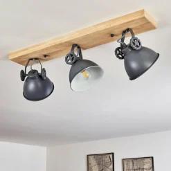 Lampes Industrielles-hofstein Plafonnier Svanfolk Bleu, Brun, Gris, Blanc, 3 lumières