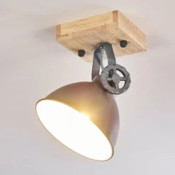 Lampes Industrielles-hofstein Plafonnier Svanfolk Bleu, Brun, Gris, Blanc, 1 lumière