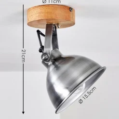 Lampes En Bois-hofstein Plafonnier Svanfolk Bois clair, 1 lumière