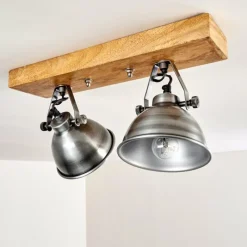 Lampes En Bois-hofstein Plafonnier Svanfolk Bois clair, 2 lumières
