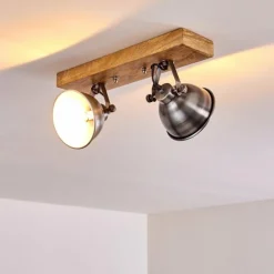Lampes En Bois-hofstein Plafonnier Svanfolk Bois clair, 2 lumières