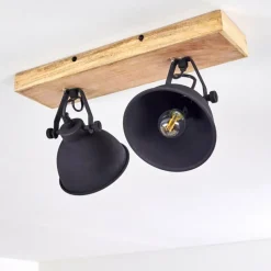 hofstein Plafonnier Svanfolk Bois clair, 2 lumières