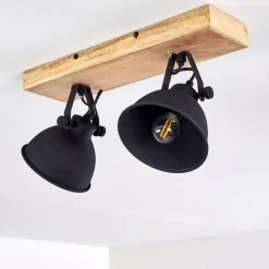 hofstein Plafonnier Svanfolk Bois clair, 2 lumières