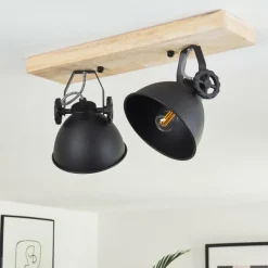 hofstein Plafonnier Svanfolk Bois clair, 2 lumières