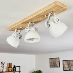 Lampes Industrielles-hofstein Plafonnier Svanfolk Brun, Blanc, 3 lumières