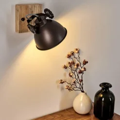 Lampes Industrielles-hofstein Plafonnier Svanfolk Brun, Noir, Blanc, 1 lumière