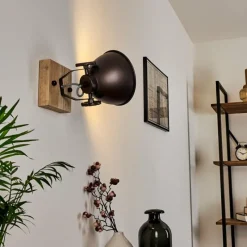 Lampes Industrielles-hofstein Plafonnier Svanfolk Brun, Noir, Blanc, 1 lumière