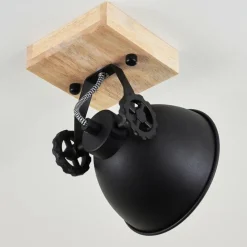 Lampes Industrielles-hofstein Plafonnier Svanfolk Brun, Noir, 1 lumière