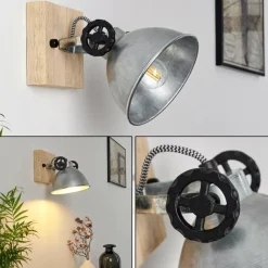 Lampes Industrielles-hofstein Plafonnier Svanfolk Brun, Noir, Zingué, 1 lumière