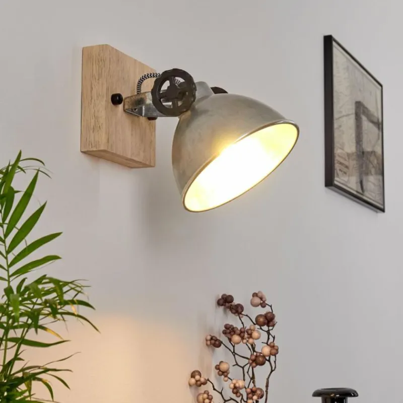 Lampes Industrielles-hofstein Plafonnier Svanfolk Brun, Noir, Zingué, 1 lumière