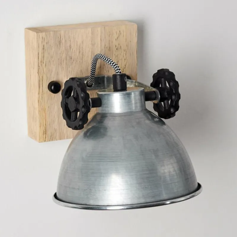 Lampes Industrielles-hofstein Plafonnier Svanfolk Brun, Noir, Zingué, 1 lumière