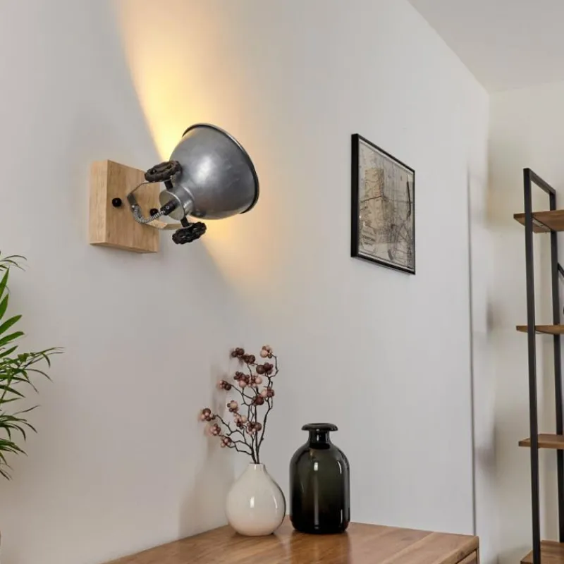 Lampes Industrielles-hofstein Plafonnier Svanfolk Brun, Noir, Zingué, 1 lumière