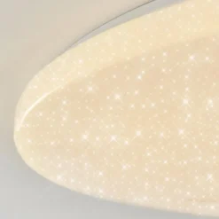 hofstein Plafonnier Sweet LED Blanc, 1 lumière, Télécommandes