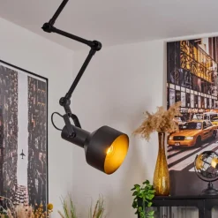 hofstein Plafonnier Tablazos Noir, 1 lumière