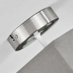 Lampes En Tissu-hofstein Plafonnier Taboga Nickel mat, 2 lumières