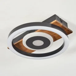 hofstein Plafonnier Taboneira LED Noir, 1 lumière